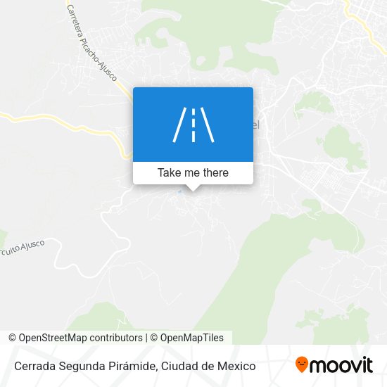 Cerrada Segunda Pirámide map