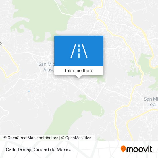 Mapa de Calle Donají