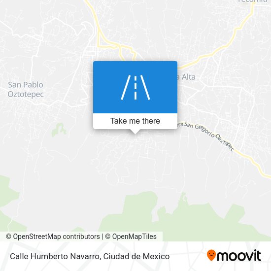 Mapa de Calle Humberto Navarro
