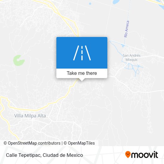 Mapa de Calle Tepetipac