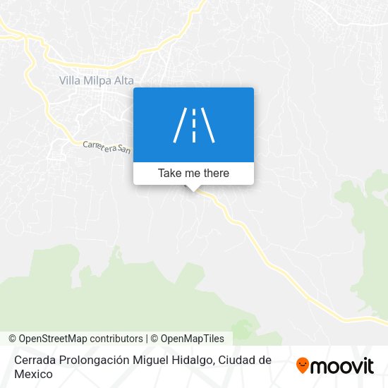 Mapa de Cerrada Prolongación Miguel Hidalgo