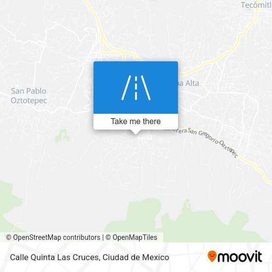Calle Quinta Las Cruces map