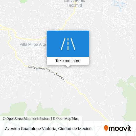 Avenida Guadalupe Victoria map