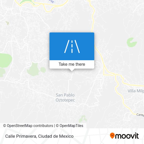 Mapa de Calle Primavera
