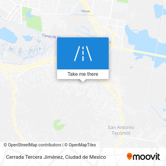 Cerrada Tercera Jiménez map