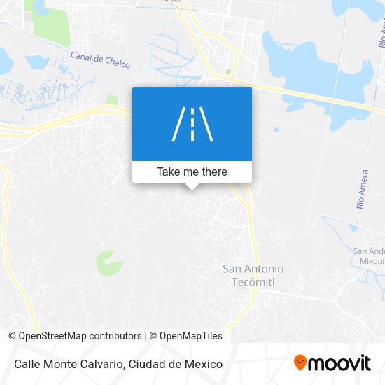 Mapa de Calle Monte Calvario
