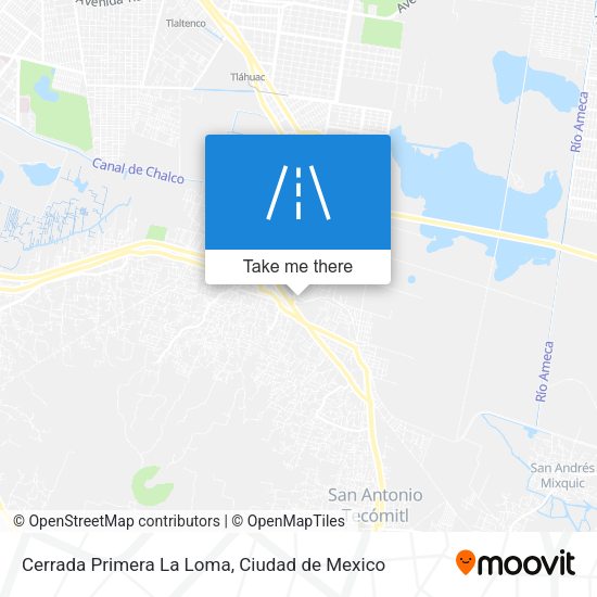 Cerrada Primera La Loma map