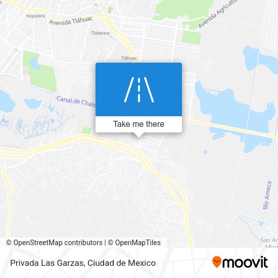 Privada Las Garzas map