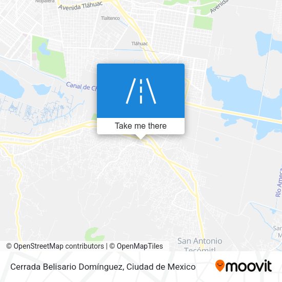 Cerrada Belisario Domínguez map
