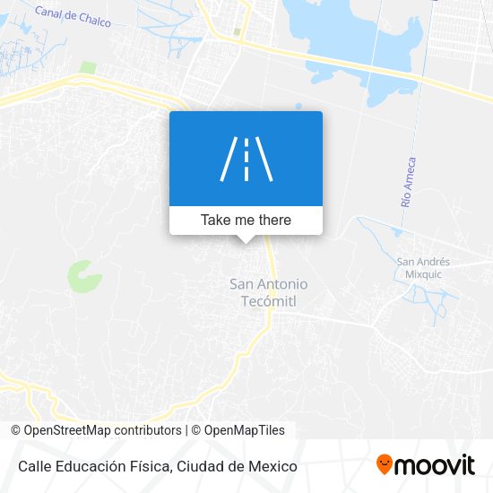 Mapa de Calle Educación Física