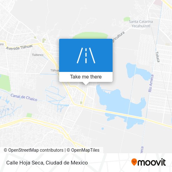 Calle Hoja Seca map