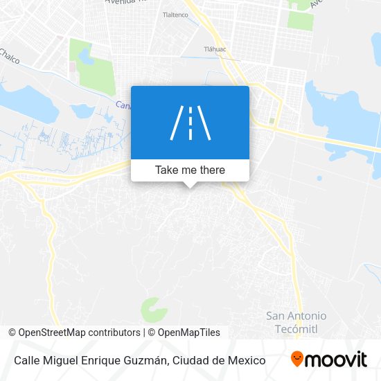 Mapa de Calle Miguel Enrique Guzmán