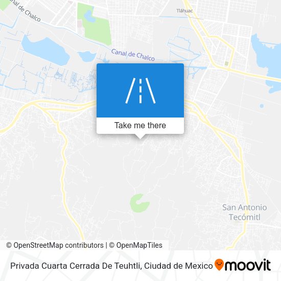 Privada Cuarta Cerrada De Teuhtli map