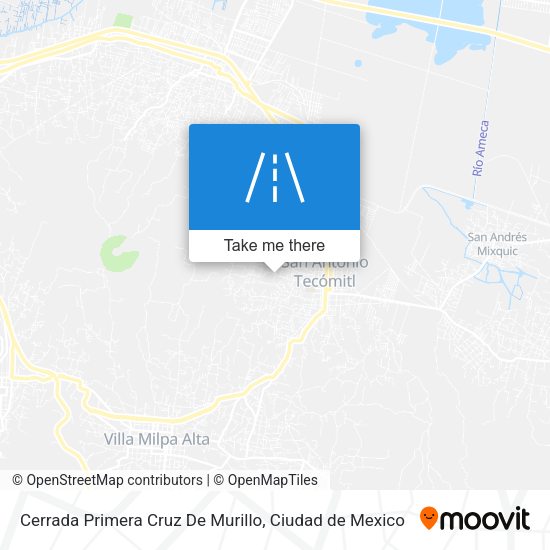 Mapa de Cerrada Primera Cruz De Murillo