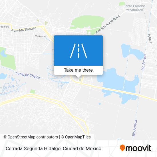 Mapa de Cerrada Segunda Hidalgo