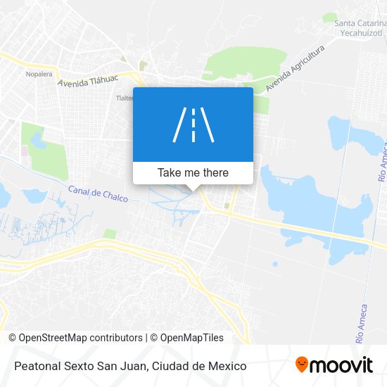 Peatonal Sexto San Juan map