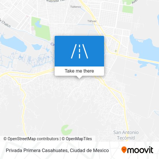 Mapa de Privada Primera Casahuates