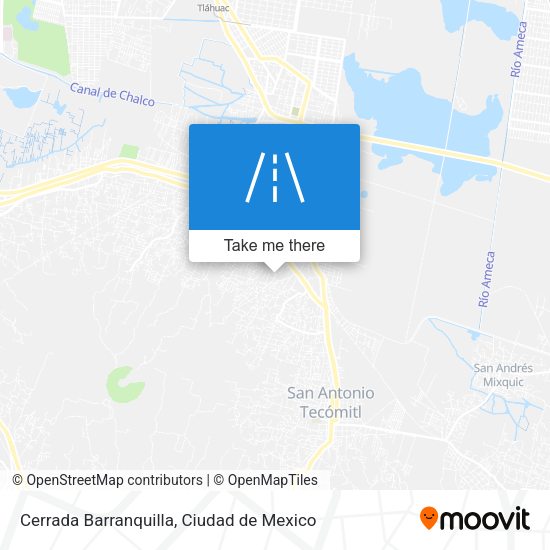 Mapa de Cerrada Barranquilla