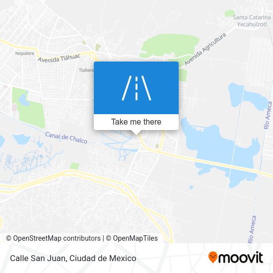 Calle San Juan map
