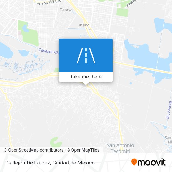 Callejón De La Paz map