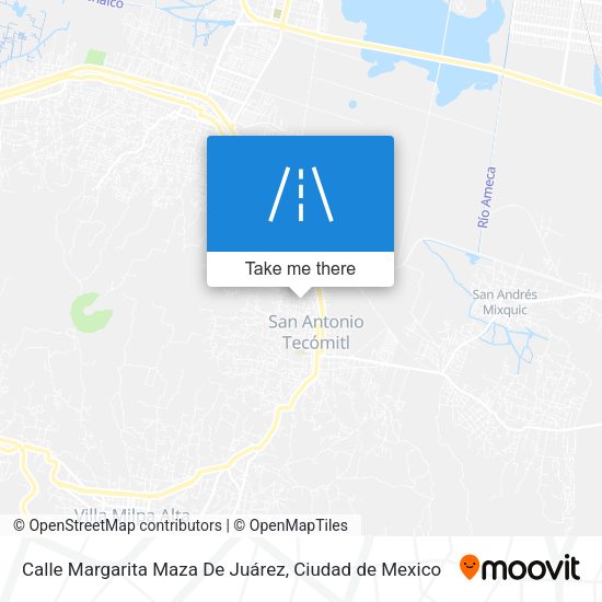 Mapa de Calle Margarita Maza De Juárez