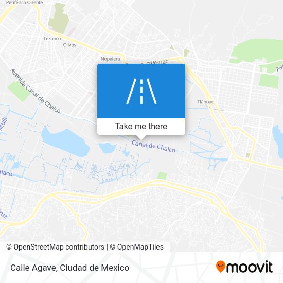 Calle Agave map