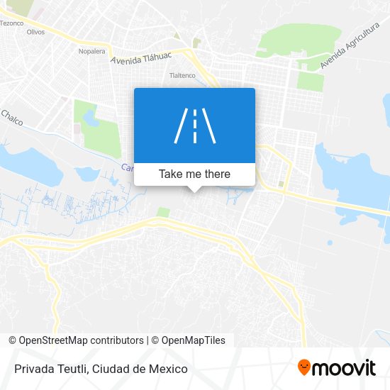 Privada Teutli map
