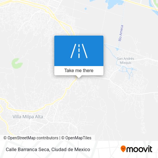 Mapa de Calle Barranca Seca