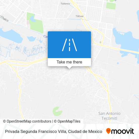 Privada Segunda Francisco Villa map