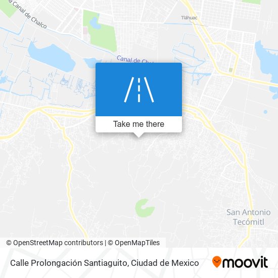 Calle Prolongación Santiaguito map