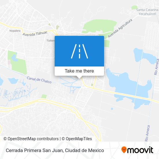 Cerrada Primera San Juan map