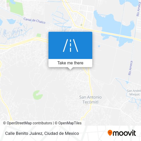 Calle Benito Juárez map