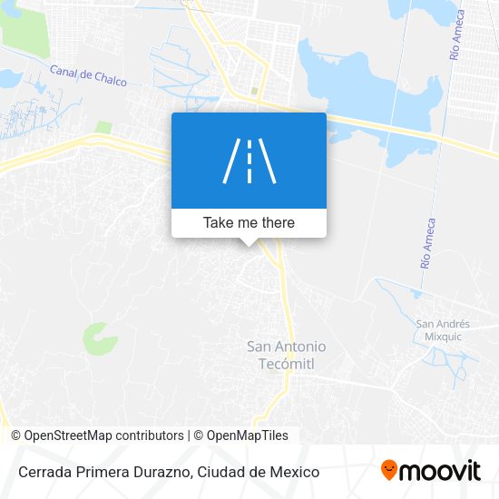 Cerrada Primera Durazno map