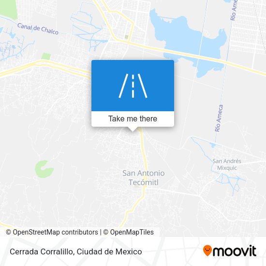 Cerrada Corralillo map