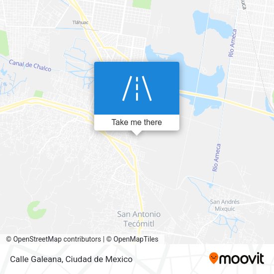 Calle Galeana map