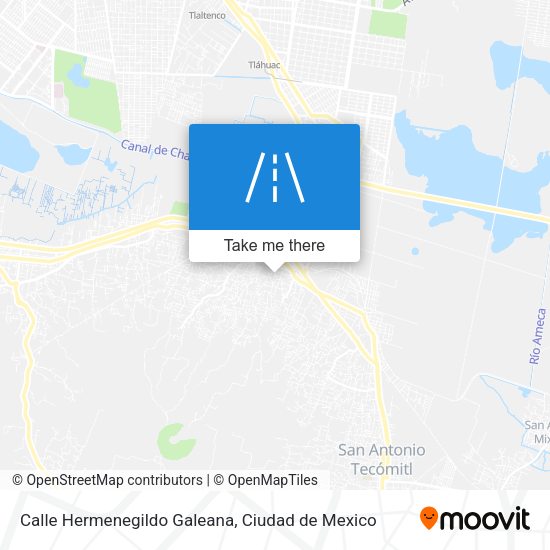 Mapa de Calle Hermenegildo Galeana