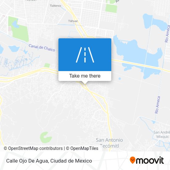 Calle Ojo De Agua map
