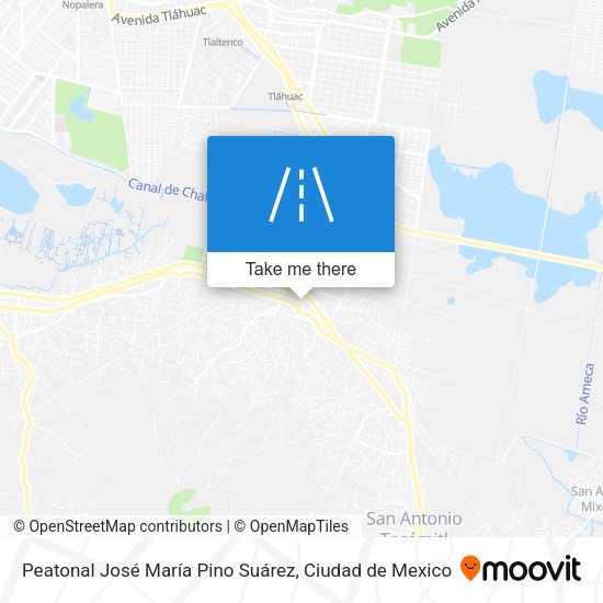 Mapa de Peatonal José María Pino Suárez
