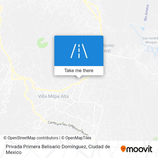 Privada Primera Belisario Domínguez map