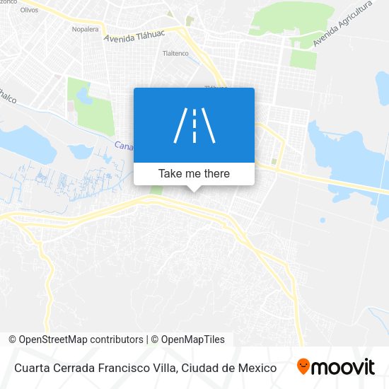 Mapa de Cuarta Cerrada Francisco Villa