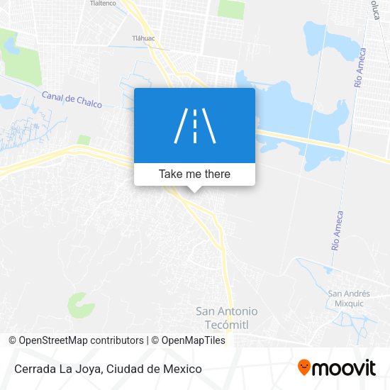 Cerrada La Joya map