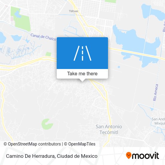Camino De Herradura map