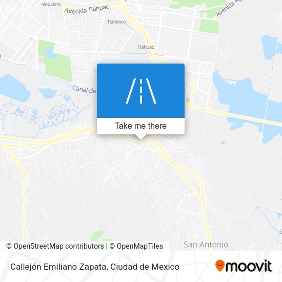 Callejón Emiliano Zapata map