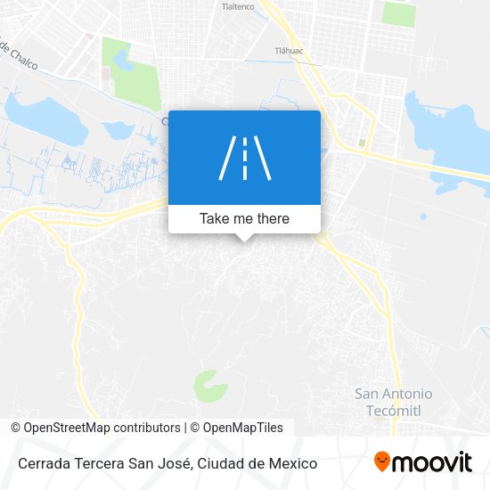 Cerrada Tercera San José map