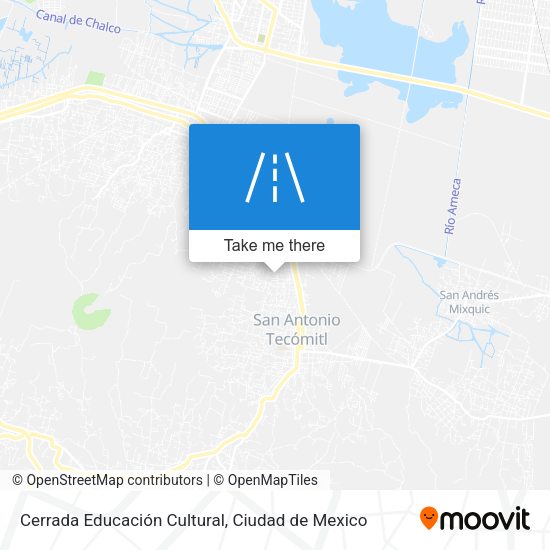 Cerrada Educación Cultural map