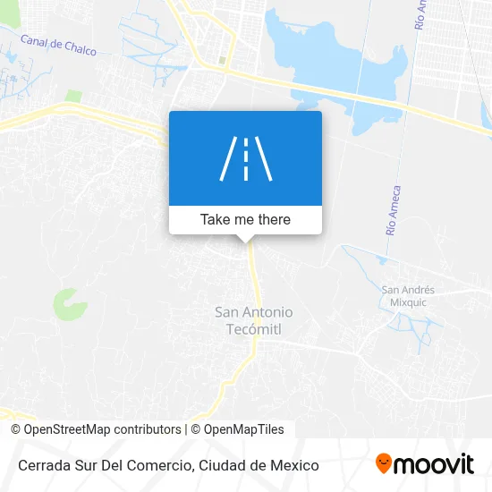Cerrada Sur Del Comercio map