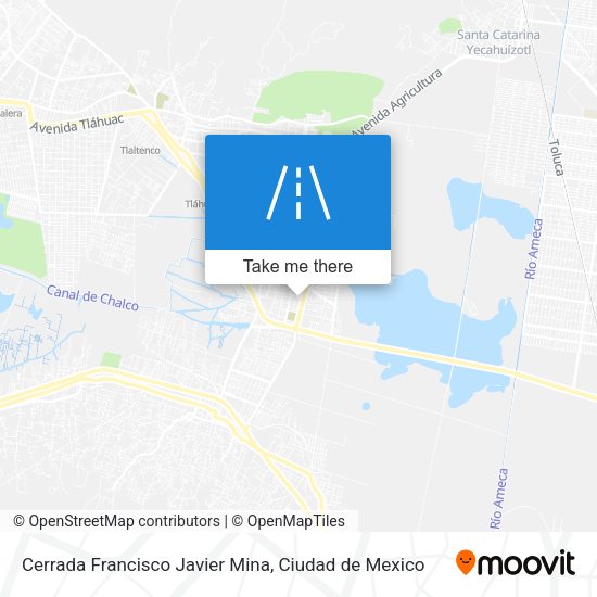 Cerrada Francisco Javier Mina map
