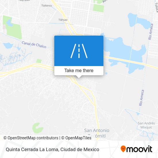 Mapa de Quinta Cerrada La Loma