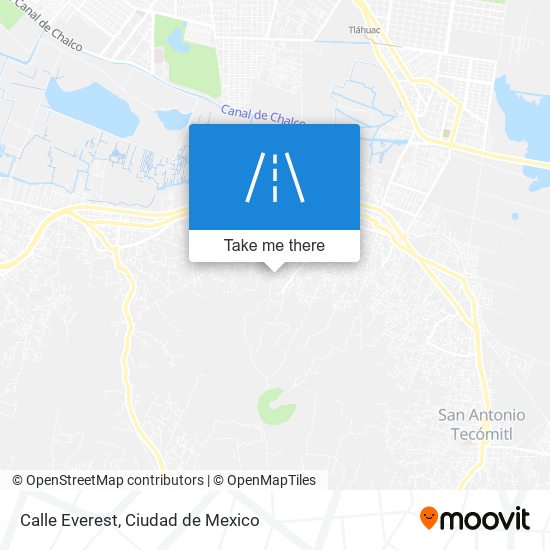Mapa de Calle Everest