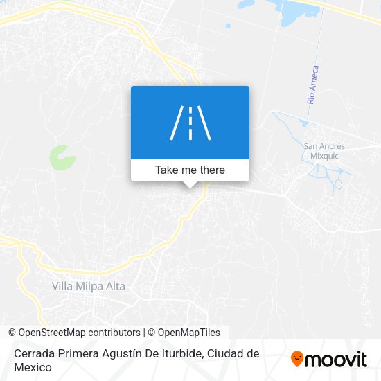 Cerrada Primera Agustín De Iturbide map